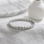 Minimalist Simple Snake Shape Clasp Bracelet, Unique Design, Elegant Versatile Bangle
